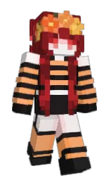 macaroni and cheese and cod gray Minecraft skin — Slim model