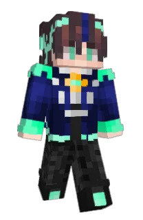 Front of MintedGray's skin