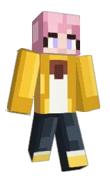 golden grass and ebony clay Minecraft skin — Slim model — first worn by Me_tta_