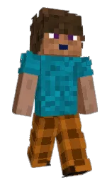 ezeac's Minecraft skin wearing the Aurora cape