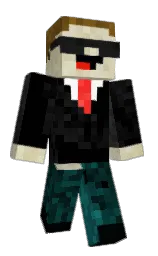 holffi's Minecraft skin wearing the 15th Anniversary cape