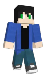 Anee0's Minecraft skin wearing the 15th Anniversary cape