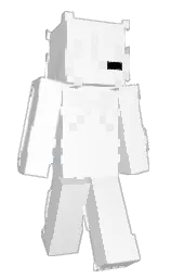white and alabaster Minecraft skin — Classic model