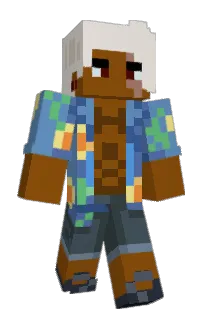 Front of Aerrodan's skin