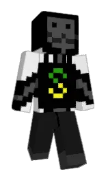 black and gallery Minecraft skin — Classic model — first worn by _Sabb