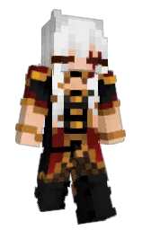 black and alto Minecraft skin — Slim model — first worn by auryte90