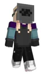 dairy cream and cod gray Minecraft skin — Slim model — first worn by Unknown_Mind62