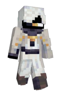 Front of Voxellotl's skin