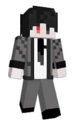 dove gray and shark Minecraft skin — Slim model