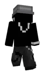 black and deep fir Minecraft skin — Classic model