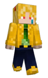 selective yellow and saffron mango Minecraft skin — Slim model