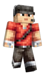 MajorSoulja's Minecraft skin wearing the Follower's cape