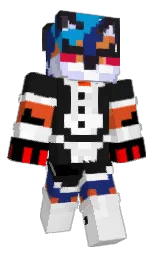 cod gray and lucky point Minecraft skin — Classic model — first worn by AlexFox_101