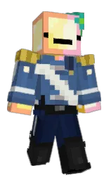 KevinBoiii's Minecraft skin wearing the Aurora cape