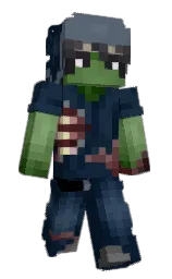 black pearl and big stone Minecraft skin — Slim model — first worn by xenavieL