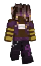 deep oak and livid brown Minecraft skin — Slim model — first worn by starpolar11