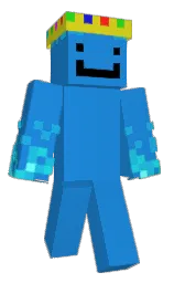 curious blue and barberry Minecraft skin — Classic model