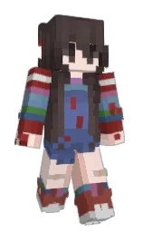 cinderella and zinnwaldite Minecraft skin — Slim model — first worn by Floefff