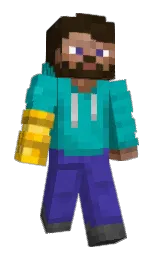 bondi blue and niagara Minecraft skin — Classic model — first worn by BLANKX9