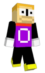 electric violet and salomie Minecraft skin — Classic model — first worn by LandExplorer2