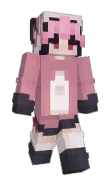 puce and ship gray Minecraft skin — Slim model — first worn by StarlitRobyn