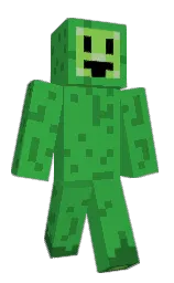 black and forest green Minecraft skin — Classic model — first worn by Blumestick