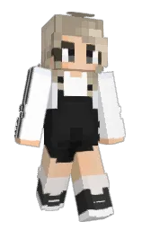 Graxity's Minecraft skin wearing the Aurora cape