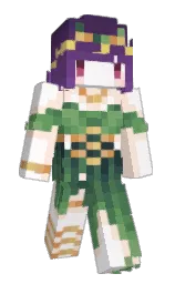 rose white and derby Minecraft skin — Slim model