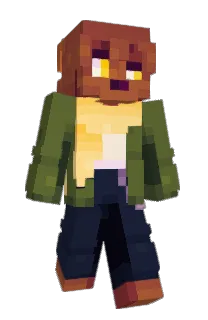 Front of Shrubbb's skin