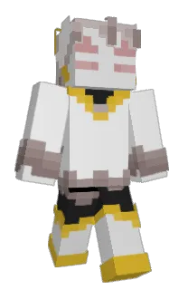 Front of Sythem's skin