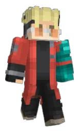 medium carmine and mojo Minecraft skin — Classic model