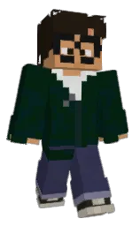 MikkoRulesgamin's Minecraft skin wearing the Menace cape