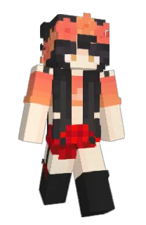 Front of Daleyza's skin