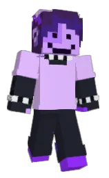 charade and mauve Minecraft skin — Classic model — first worn by aRottingLoaf