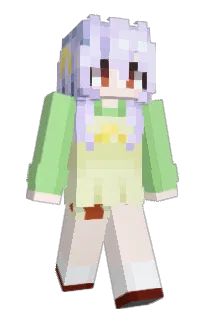 Front of Example's skin