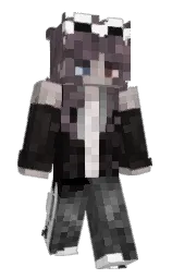 cod gray and black Minecraft skin — Slim model