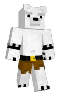 Front of TunaBear's skin