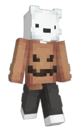 white and twine Minecraft skin — Slim model — first worn by Revelxtion