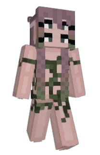 Front of klamia's skin