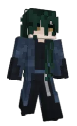 pickled bluewood and woodsmoke Minecraft skin — Slim model — first worn by Ash_tr0naut_Bean