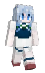 prussian blue and iron Minecraft skin — Slim model