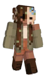 brown derby and clay creek Minecraft skin — Slim model