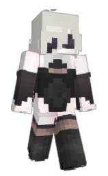 westar and black Minecraft skin — Slim model — first worn by KirimachiHitomi