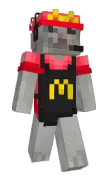 FrieseVis's Minecraft skin wearing the Zombie Horse cape