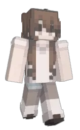 pot pourri and dove gray Minecraft skin — Slim model