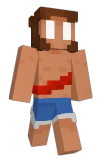 Front of Tesire's skin