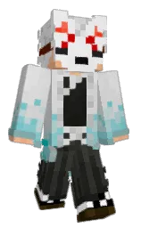 ItsKazuhito's Minecraft skin wearing the Aurora cape