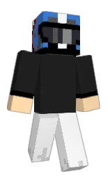 mine shaft and white Minecraft skin — Classic model — first worn by BoaSkywarsMethod
