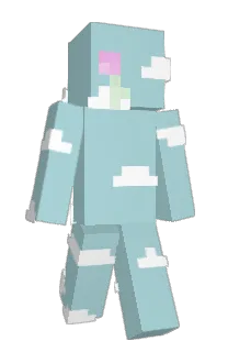 Front of ItsFrostty's skin