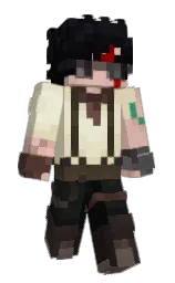 stark white and shark Minecraft skin — Slim model